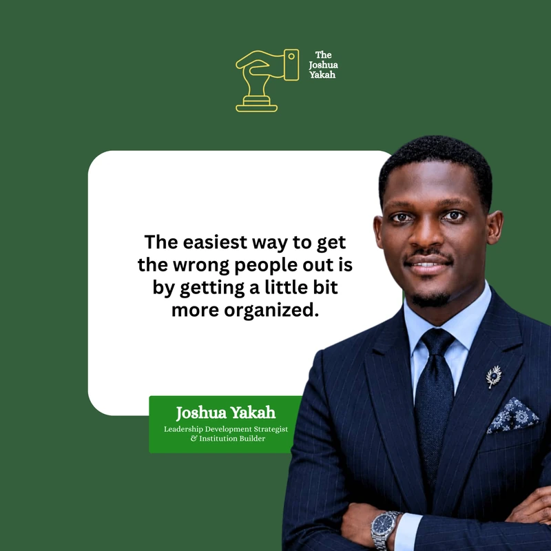 Quote card — Results are the only honest report card of leadership